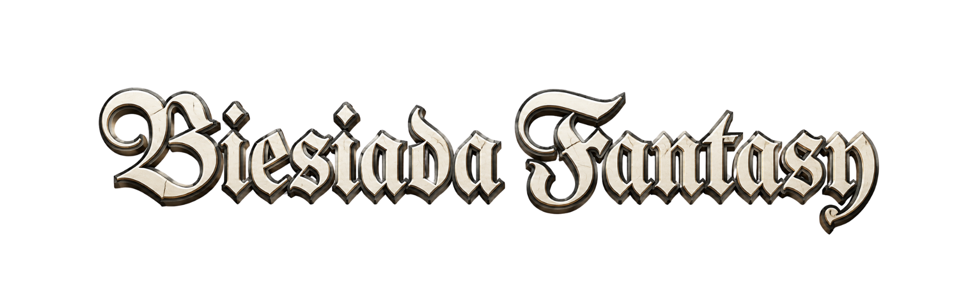 Promotional banner for a fantasy feast: 'Biesiada Fantasy' logo with date 26.06.2027 at Pęzino Castle (Poland).